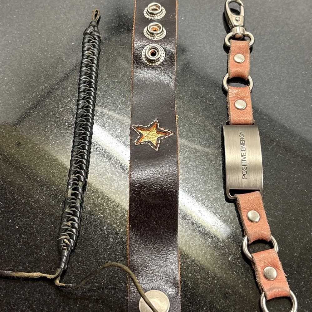 Miscellaneous Leather Bracelets